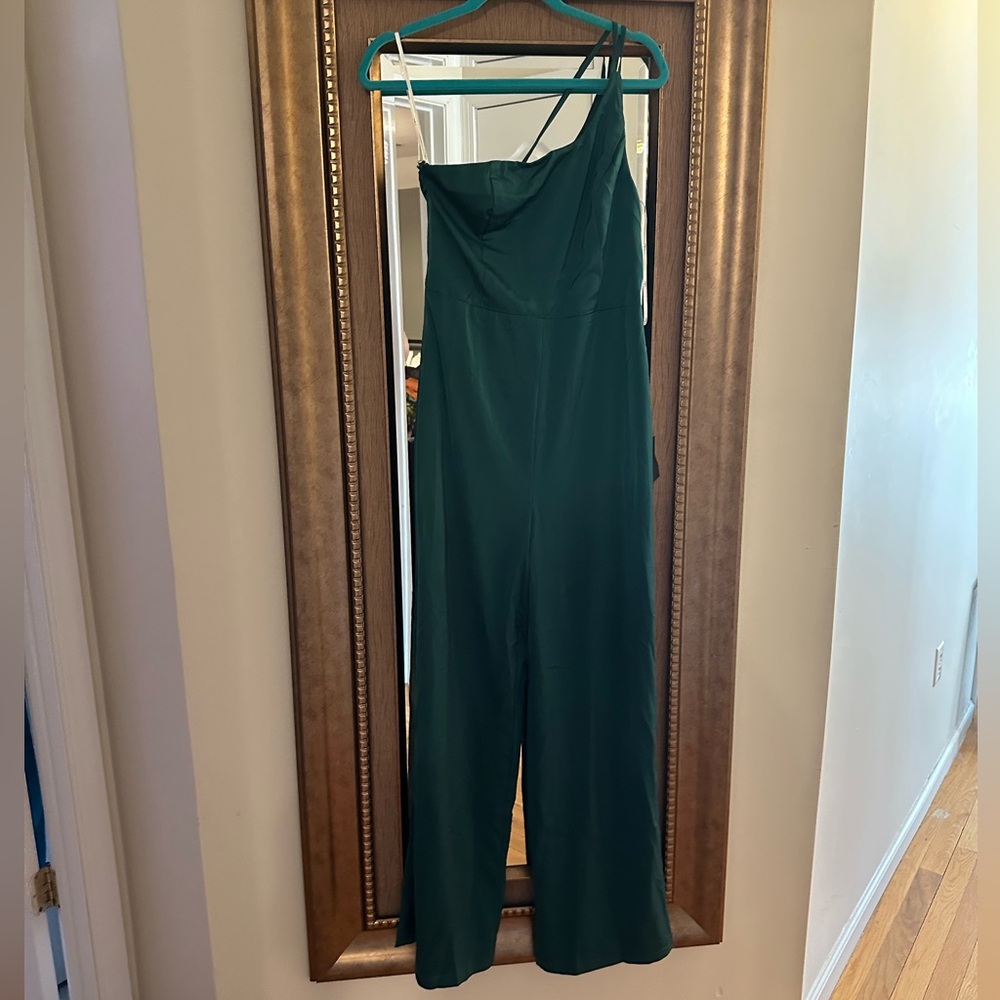 NWT emerald  green jumpsuit